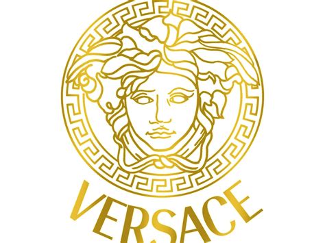 versace logo medusa gold|Versace logo greek mythology.